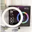 Кільцева лампа RGB MJ33 з тримачем для телефону - мініатюра 5