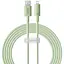 Дата кабель Baseus Habitat Series Fast Charging USB to Lightning 2.4A (2m) (P10360200) Natural Green - мініатюра 1