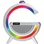 Ночник RGB G2388A аккумуляторный музыкальный смарт-ночник колонка Белый - миниатюра 1