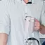 Кухоль office cup 500 мл для кави чаю з вакуумною ізоляцією нержавіюча сталь 304/PP purple grei - мініатюра 7