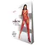 Ажурный бодистокинг с имитацией чулок Passion BS074 red One size - миниатюра 4