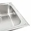 Кухонна мийка з нержавіючої сталі Valeso сатин 6043 (0,8/180 мм), Satin - мініатюра 3