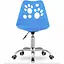 Офісне крісло Leobert Print синій - мініатюра 4