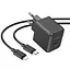 Зарядное устройство сетевое Hoco CS13A Ocean PD20W с кабелем Type-C Lightning черный - миниатюра 4