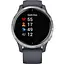 Спортивные часы Garmin Venu Silver Stainless Steel Bezel w. Granite Blue and Silicone B. (010-02173-01/010-02173-03) - миниатюра 1