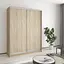 Шкаф-купе двухдверный MebelStar Стандарт AL 2ДСП 160x60x210 см Дуб сонома (MBS-2321) - миниатюра 1
