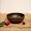 Піала 0.5 літра керамічна (глиняна) різьблена коричнева - мініатюра 1