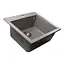 Гранитная мойка Globus Lux Aosta мокко 490x455мм, Серый - миниатюра 3