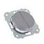 Выключатель Brille двухклавишный серый WB-2V Grey - миниатюра 1