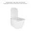 Подвесной унитаз Qtap Crow Ultra Quiet + инсталляция Qtap Nest 4 в 1 (квадратная клавиша Chrome), Белый - миниатюра 8