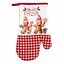Рукавичка Ardesto Christmas Gingerbread 18х30см, 100% поліестер (верх), 100% бавовна (низ), червоний (ART05HG) - мініатюра 1