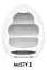 Мастурбатор яйцо Tenga Egg Hard Boiled Misty II белый - миниатюра 4