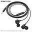 Навушники BOROFONE BM83 Craft universal earphones with mic Black - мініатюра 5