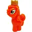 В'язка маса Danko Toys Princess Pony Slime PPS-01-01U 95 мл помаранчева - мініатюра 1