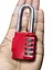 Замок JGG Jain 4 цифра RED Long Hook Padlock/Combination Lock (RED) - мініатюра 5