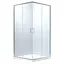 Душевая кабина Eger Heviz 90x90 без поддона 599-077/1, прозрачная, хром - миниатюра 1