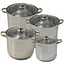 Універсальний набір каструль з кришками Bachmayer BM-2920 5 каструль із нержавіючої сталі - мініатюра 1