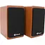 Колонки Kisonli X23BT, 2x5W, USB/AUX/BT, DC: 5V/1-2A, Wooden, BOX, Q12 - миниатюра 1