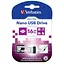 USB флеш накопичувач Verbatim 16GB Store 'n' Stay Nano Black USB 2.0 97464 - мініатюра 2