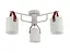 Люстра в стиле лофт G 321035/3 CR+Matt white - миниатюра 2