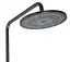 Душевая система универсальная Qtap Slavonice Gunmetal Black PVD с изливом QTSLA111GMB45905 - миниатюра 4