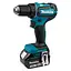 Шуруповерт-дрель аккумуляторный Makita DDF485SFJ 18B 1х3 А/ч 27-50 Нм 0-500·0-1900 об/мин кейс 1.7 кг - мініатюра 2