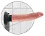 Вібратор King Cock Vibrating Cock 7 Inch 18 см тілесний - мініатюра 4