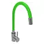 Смеситель для кухни Solone EZA4-F090GN гибкий силиконовый излив Зеленый 30412 - миниатюра 1
