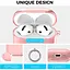Чехол AhaStyle Silicone Case для Apple AirPods 4 Transparent Pink (CP-WG164-CPK) [133824] - миниатюра 3