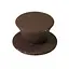 Кноб к крышке Fissman темно коричневый мрамор (9914) - миниатюра 1