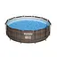Каркасний басейн Bestway 56709, розмір 366 x 100 см з фільтрувальним насосом і драбиною - мініатюра 2