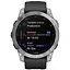 Смарт-годинник Garmin Fenix 7 Silver with Graphite Band (010-02540-00/01) - мініатюра 1