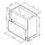 Тумба з умивальником AM.PM Gem підлогова 75 см білий MGA-FSX07522WG-WCC0752WG Білий - мініатюра 8