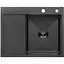 Кухонная мойка Kroner KRP Schwarze - 6350RHM PVD (3.0/1.0 мм) (CV031323) - миниатюра 1
