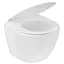 Унитаз подвесной безободковый Kroner Harz WHI483632 TORNADO с сиденьем (KH483632WHIT) (CV032967) - миниатюра 3