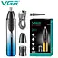 Тример акумуляторний VGR V-626 2 в 1 для стрижки носа вух та оконтовки IPX5 водонепроникний Type-C Синій - мініатюра 6