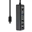 Хаб разветвитель Earldom Type-C на 4 Usb порты ET-Hub08 Usb 4 in 1 Hub - миниатюра 2