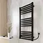 Электрический полотенцесушитель Kosser Герда 1200x500 EL тайм. черный ДГ04EL, Черный матовый, Левое - миниатюра 4