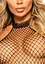 Бодистокинг Leg Avenue Racer neck bodystocking Black - миниатюра 3