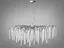 Сучасна новинка, кришталева люстра Гліцинія на 14 ламп, хром - мініатюра 3