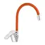 Змішувач для кухні Zerix YUB 279 з помаранчевим гнучким виливом ZX0443 Хром - мініатюра 1