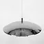 Подвесной серебряный LED светильник ENOCH с нейтральным светом в 3-х размерах Line.F Диаметр 40см - миниатюра 7