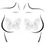 Пестіс з кристалів Leg Avenue Chrysallis nipple sticker - мініатюра 1