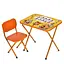 Дитячий столик складаний зі стільчиком M 5965-7 помаранчевий - мініатюра 1
