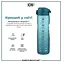 Пляшка для води ION8 1000 мл BPA Free Times To Drink (ЕКО пляшка) Teal &amp; Blue (I8RF1000PTBMOT) - мініатюра 6