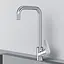 Смеситель для кухни Am.Pm Like G-образный излив F8006000 Хром - миниатюра 4