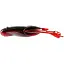Силікон Keitech Noisy Flapper 3.5’’ #467 Black Red Belly (5 шт/уп) - мініатюра 2