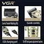 Аккумуляторный триммер VGR V-005 машинка для стрижки волос бороды и усов со сменными насадками 1,5-19 мм Золото - миниатюра 4