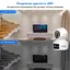 IP-камера поворотная с двойным объективом XON SmartCam Wi-Fi 1080P (UTWEW22VW 7393) Белая - миниатюра 4