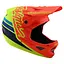 Велошолом Troy Lee Designs D3 Fiberlite Silhoette L Orange/Yellow (1106-198757024) - мініатюра 2